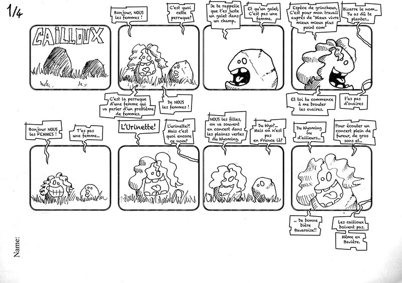 Nicolas Pona : certains cassent des cailloux, lui les dessine.