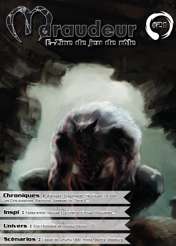 Le Maraudeur 21 : un e-zine avec plein de bons trucs dedans