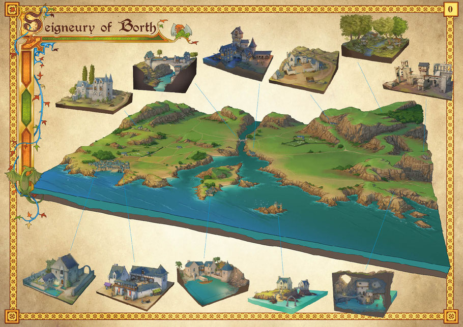La Seigneurie de Borth, un bac à sable pour jeu de rôle