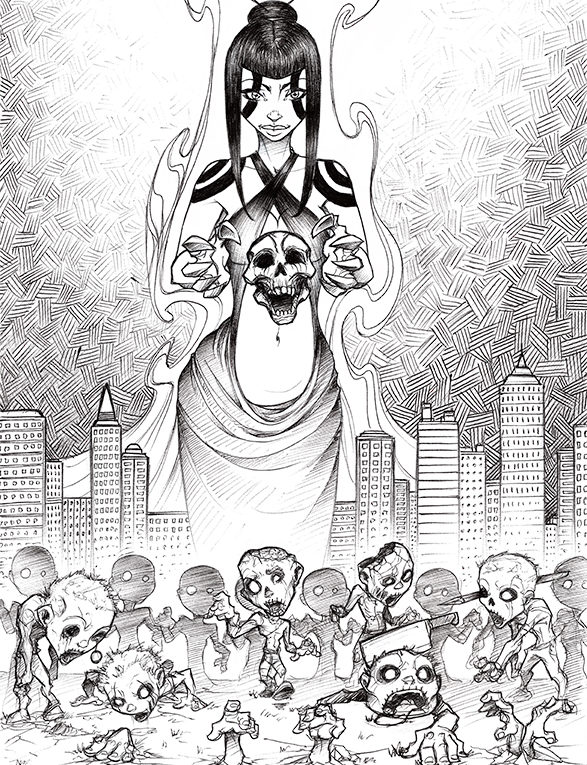 le Gang des Bicquettes: un artbook au stylo bille