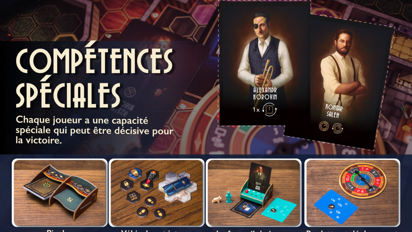 Secret Night : les gendarmes et les voleurs en jeu de plateau