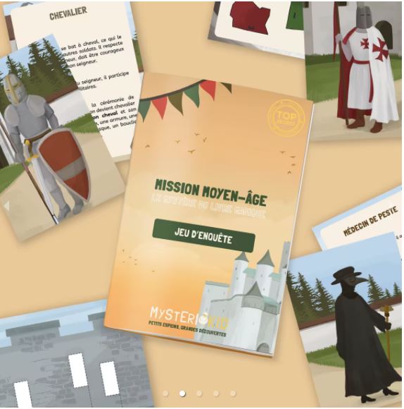 Mission Moyen-Âge : le mystère du livre-magique