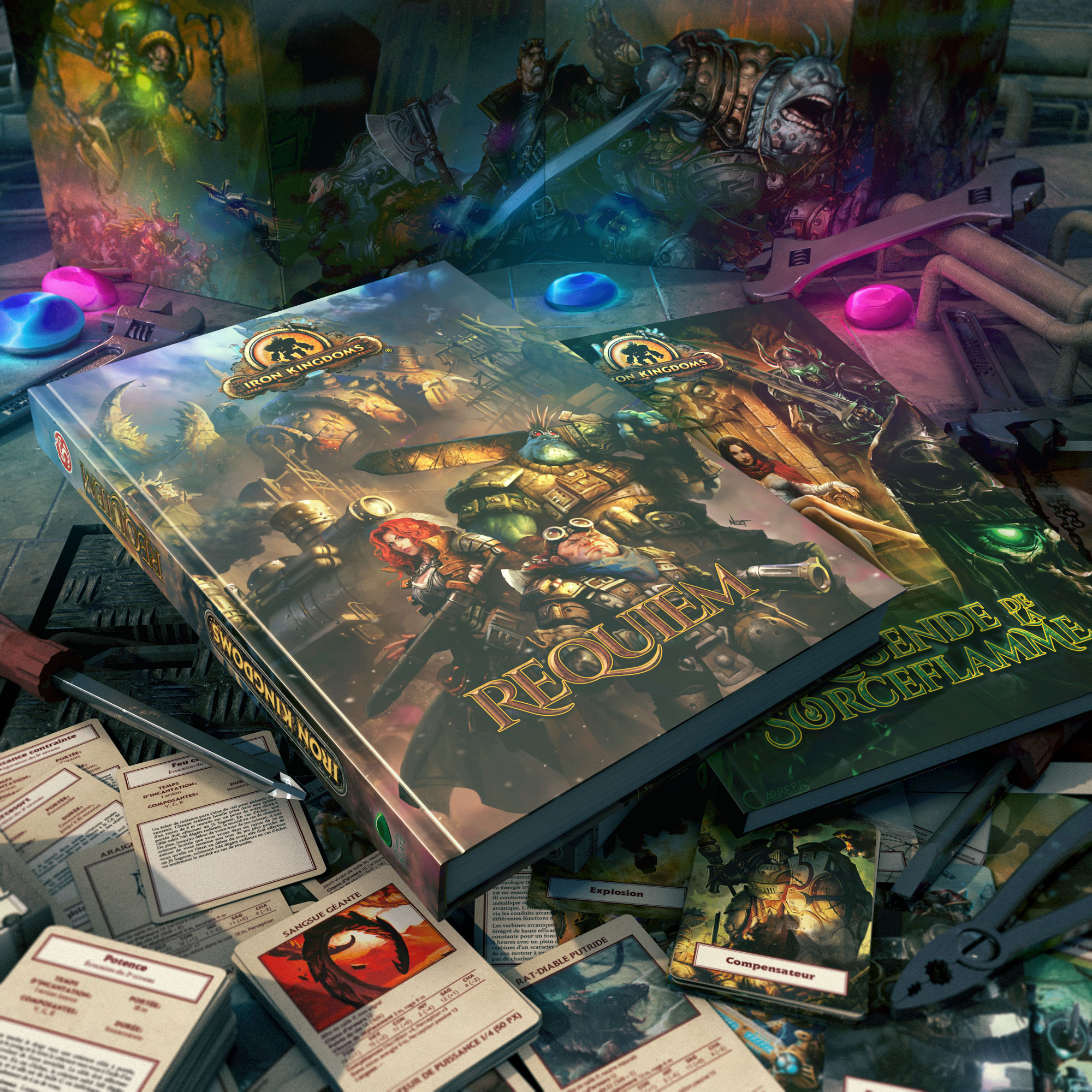 Iron Kingdoms Requiem le jeu de rôle médiéval steampunk Universjdr