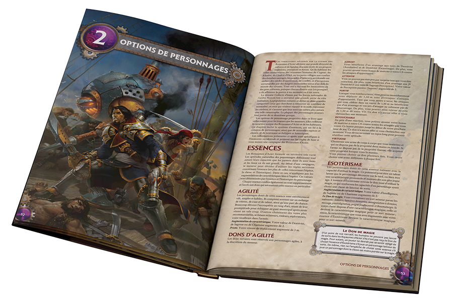 Iron Kingdoms Requiem livre de base Couverture Grand Ver Universjdr