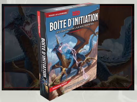 Les dragons de l&rsquo;île aux tempêtes : la boite d&rsquo;initiation à D&D